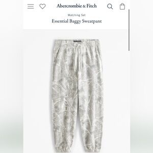 Brand new Abercrombie and Fitch Baggy sweatpants